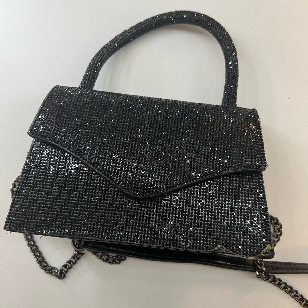 glittery Night Out bag, So sparkly and brand new. Mini sized bag, Very spacious